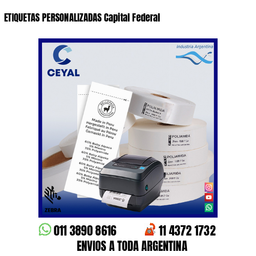 ETIQUETAS PERSONALIZADAS Capital Federal