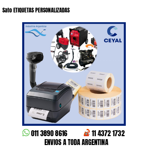 Sato ETIQUETAS PERSONALIZADAS