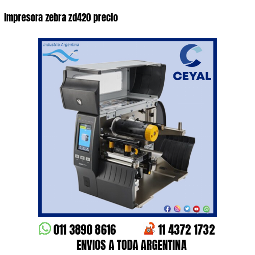 impresora zebra zd420 precio