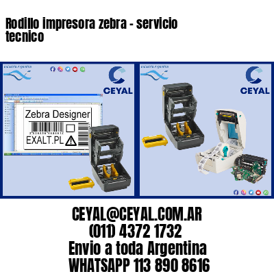 Rodillo impresora zebra – servicio tecnico