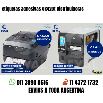 etiquetas adhesivas gk420t Distribuidoras