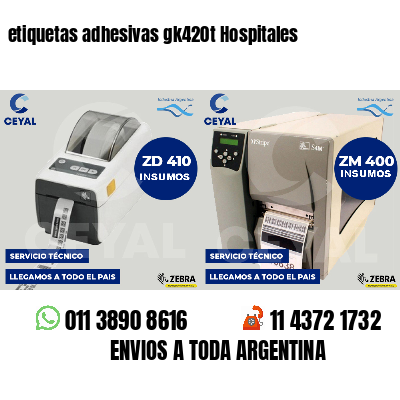 etiquetas adhesivas gk420t Hospitales