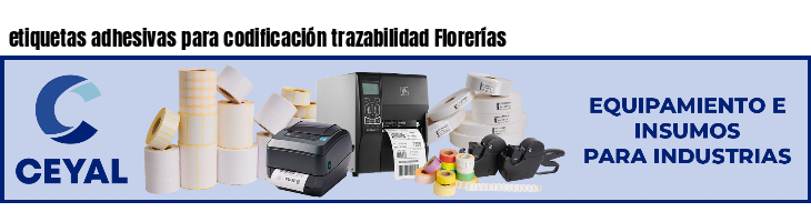 etiquetas adhesivas para codificación trazabilidad Florerías