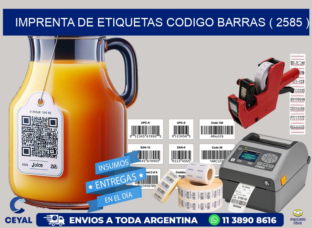 imprenta de etiquetas codigo barras ( 2585 )