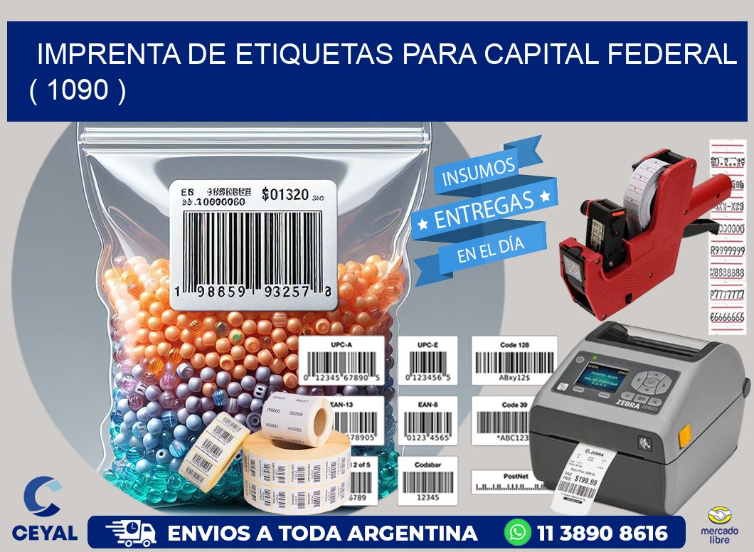 imprenta de etiquetas para capital federal  ( 1090 )