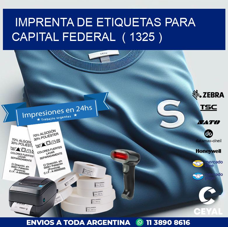 imprenta de etiquetas para capital federal  ( 1325 )