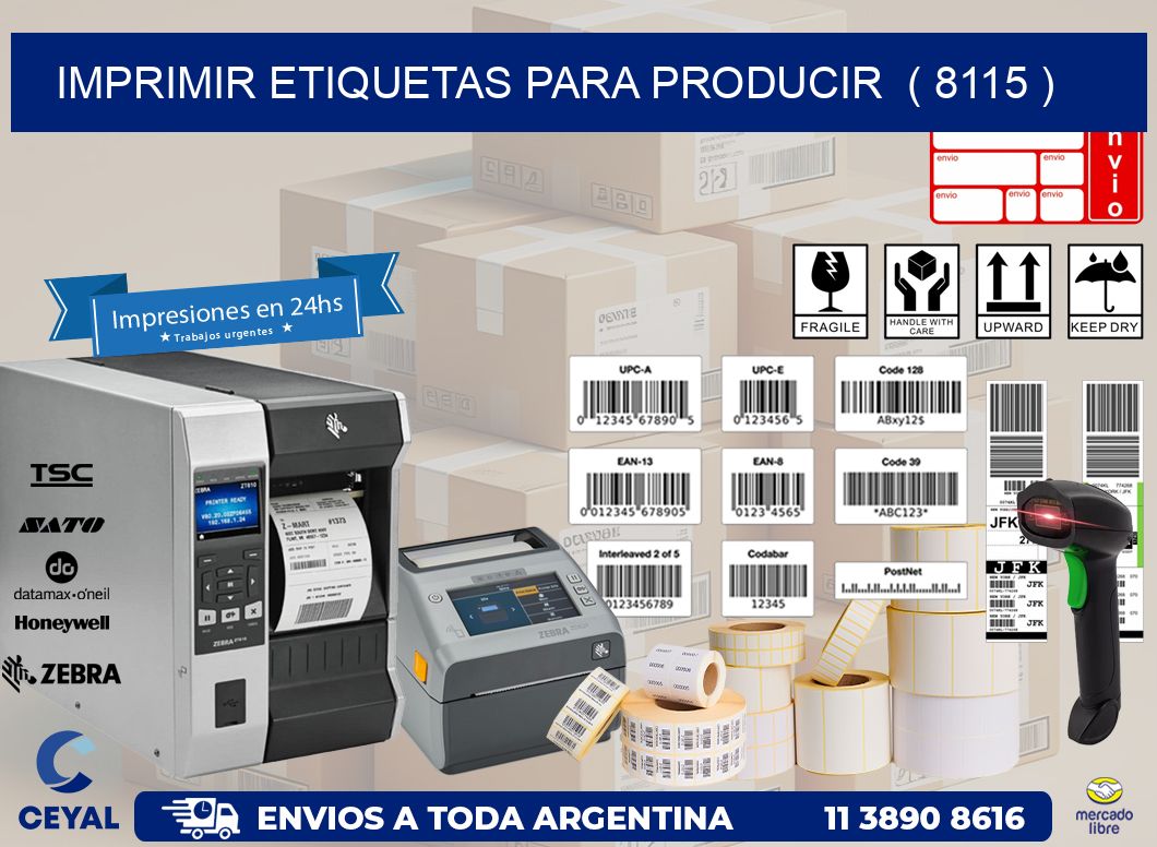 imprimir etiquetas para producir  ( 8115 )