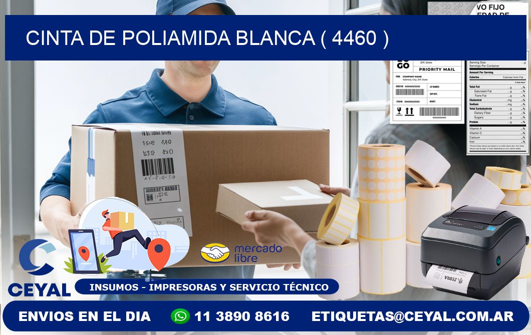 CINTA DE POLIAMIDA BLANCA ( 4460 )