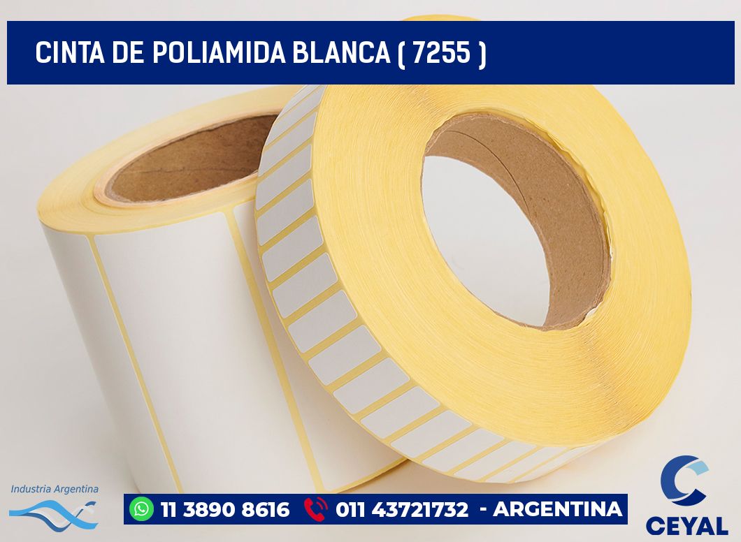 CINTA DE POLIAMIDA BLANCA ( 7255 )