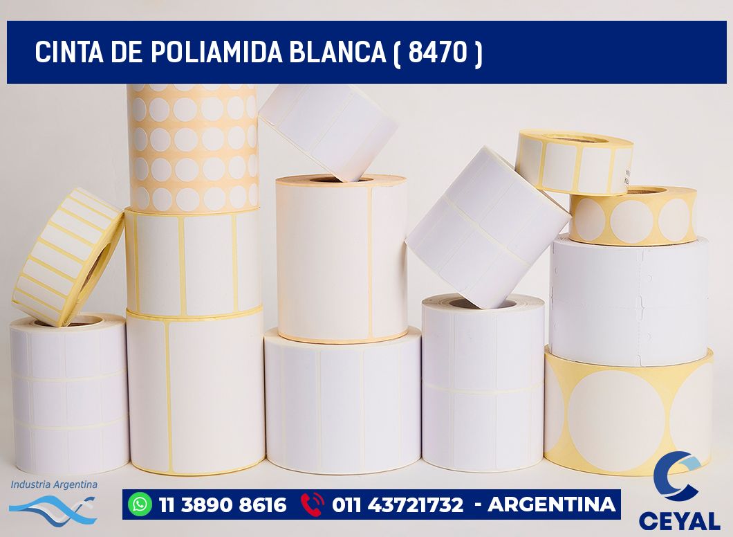 CINTA DE POLIAMIDA BLANCA ( 8470 )