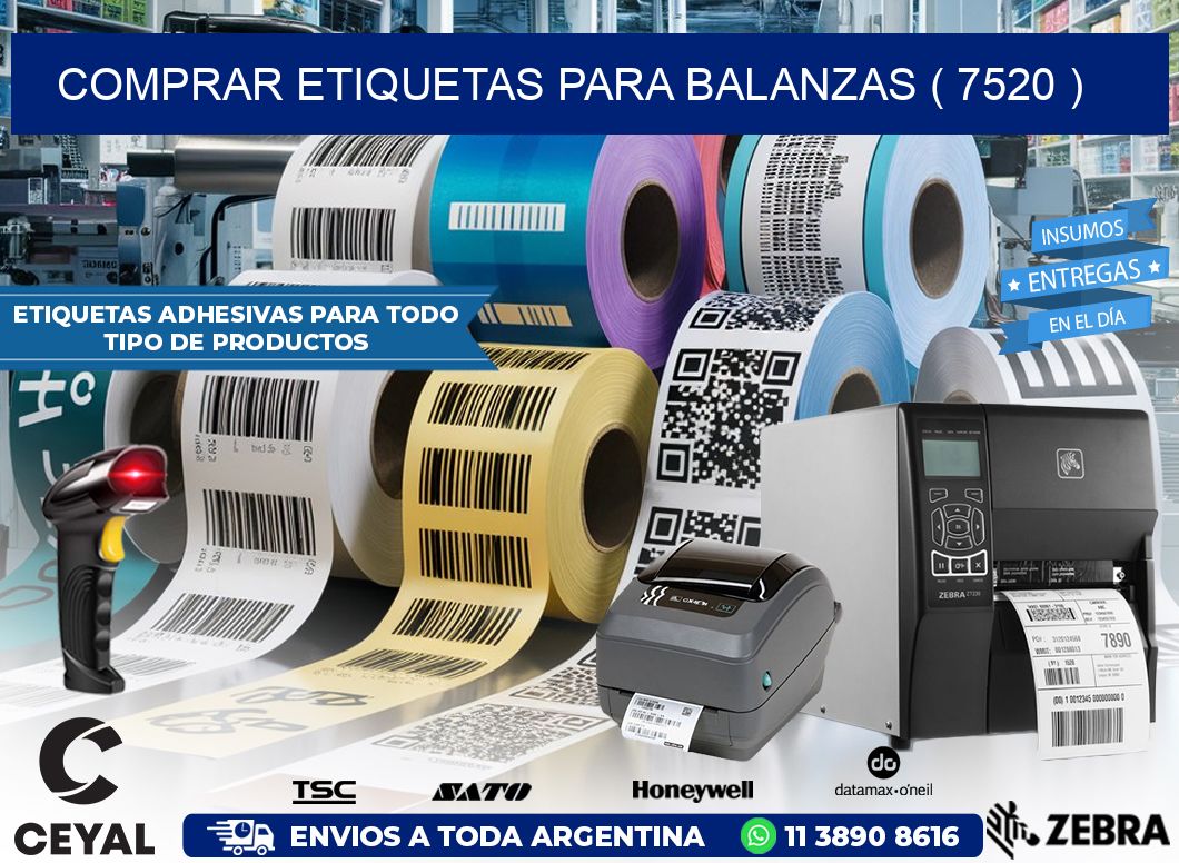 COMPRAR ETIQUETAS PARA BALANZAS ( 7520 )