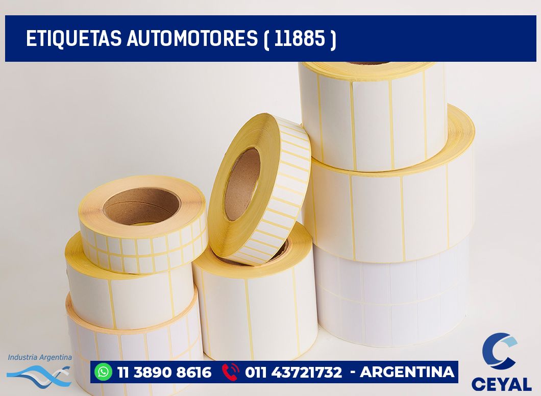 ETIQUETAS AUTOMOTORES ( 11885 )