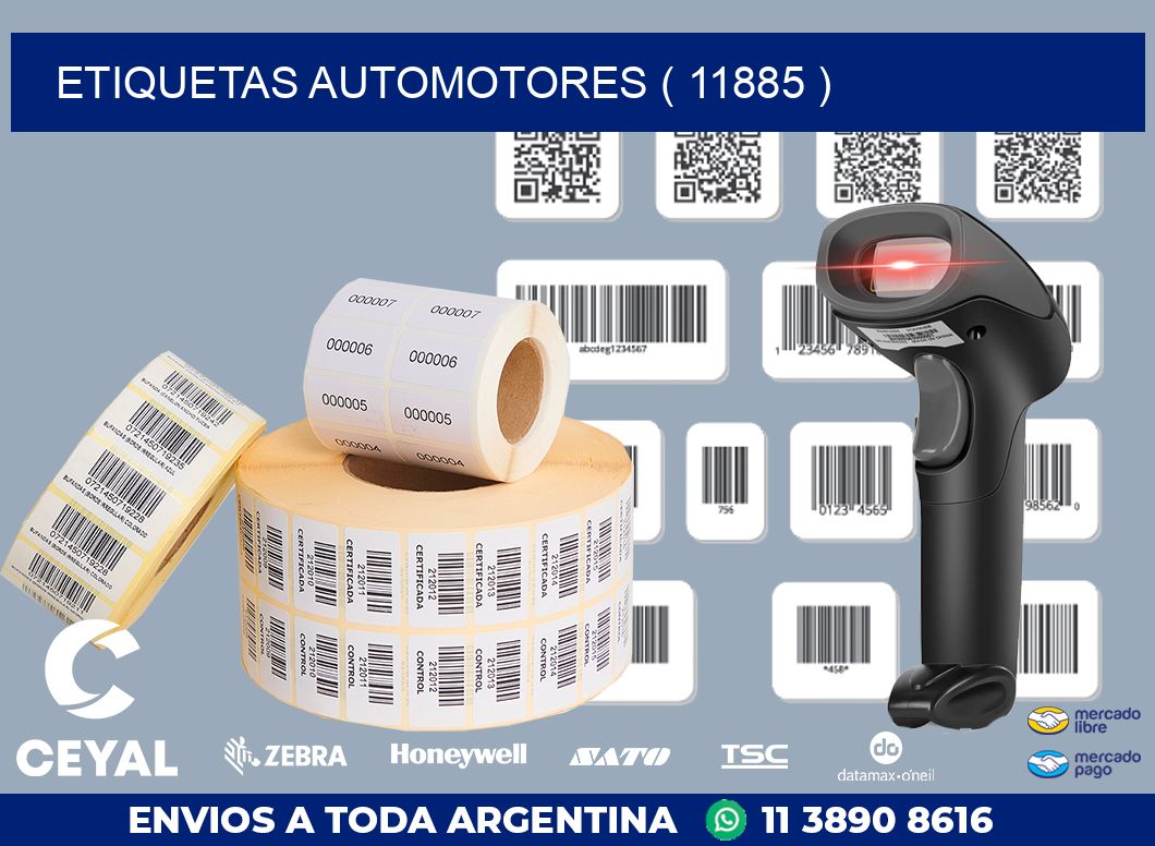 ETIQUETAS AUTOMOTORES ( 11885 )