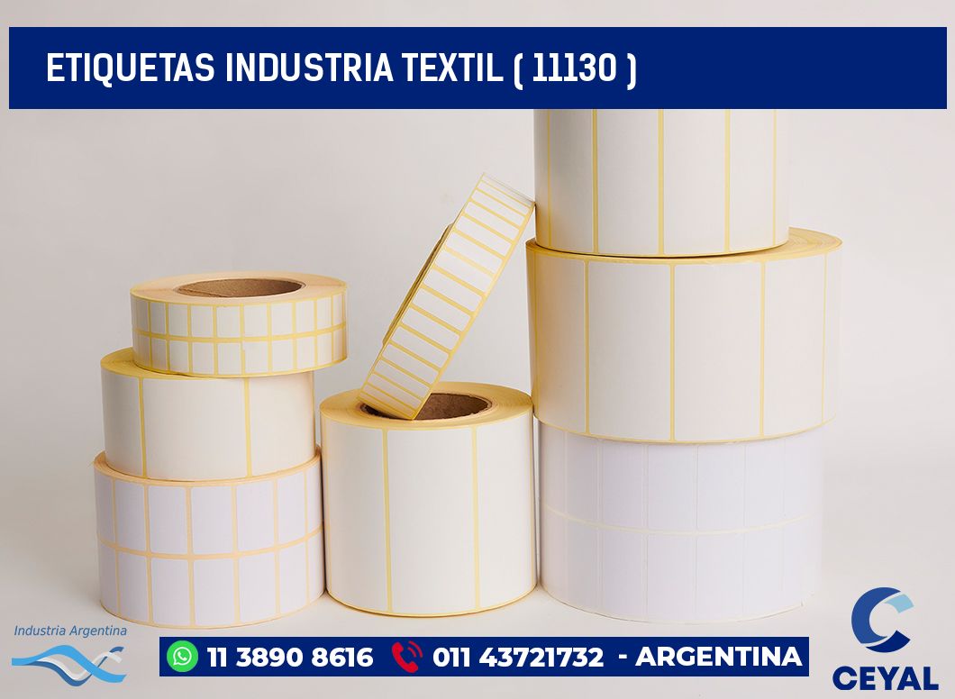 ETIQUETAS INDUSTRIA TEXTIL ( 11130 )