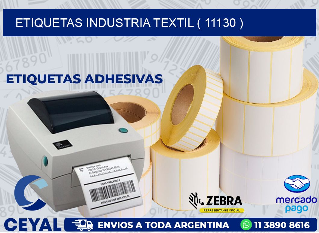 ETIQUETAS INDUSTRIA TEXTIL ( 11130 )