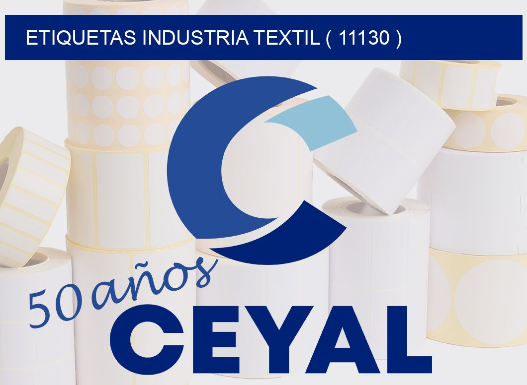 ETIQUETAS INDUSTRIA TEXTIL ( 11130 )