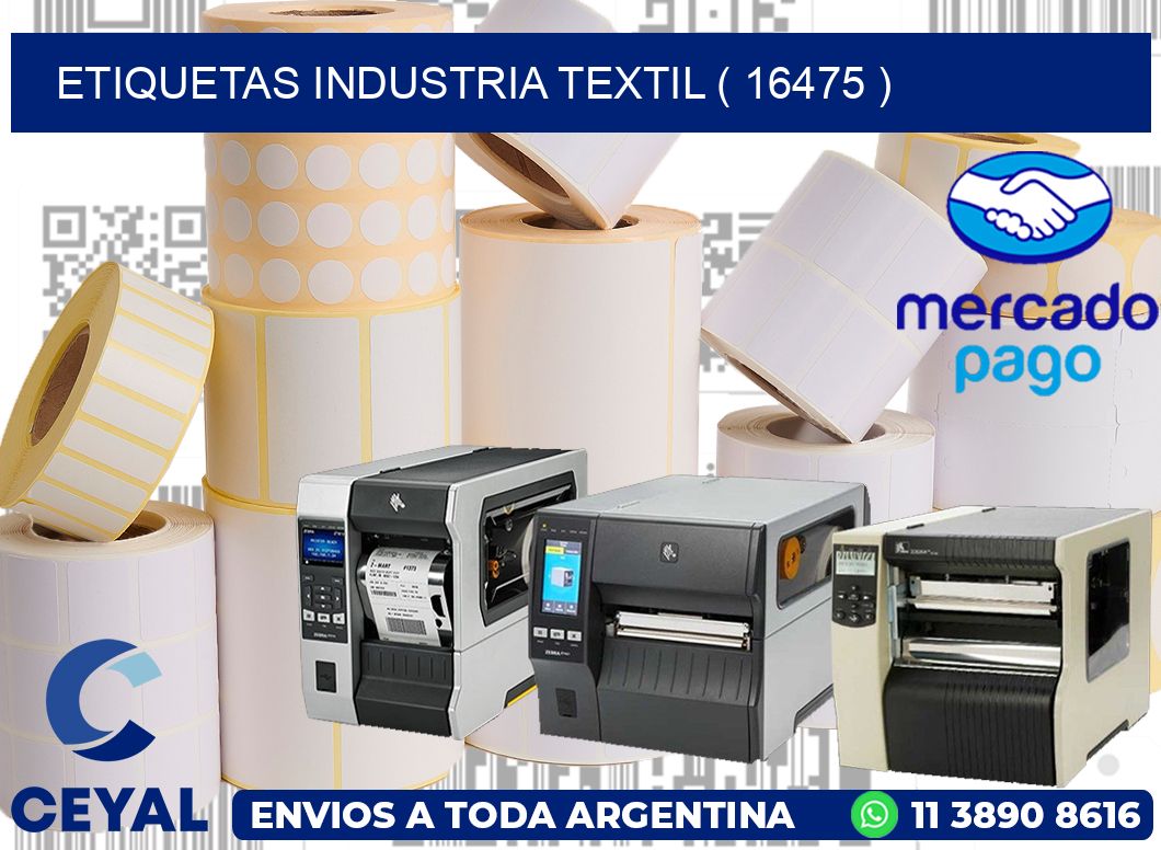 ETIQUETAS INDUSTRIA TEXTIL ( 16475 )