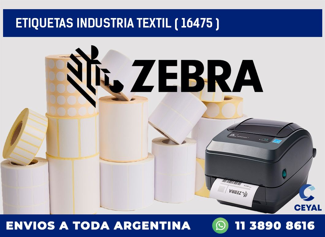 ETIQUETAS INDUSTRIA TEXTIL ( 16475 )