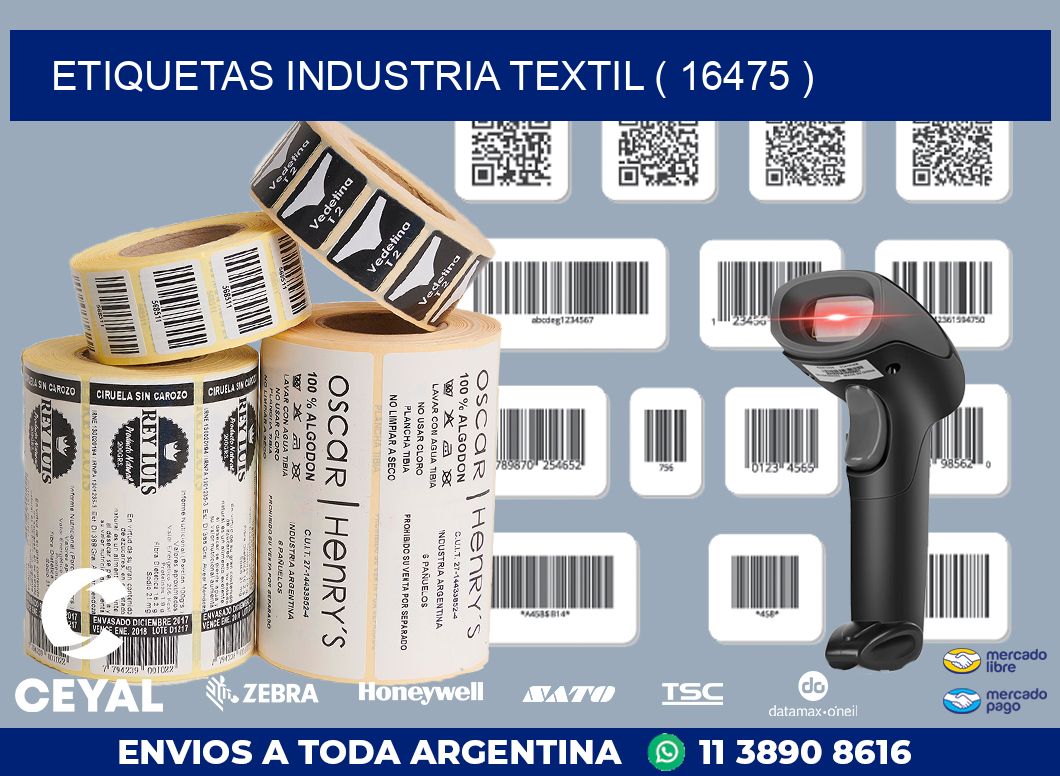 ETIQUETAS INDUSTRIA TEXTIL ( 16475 )