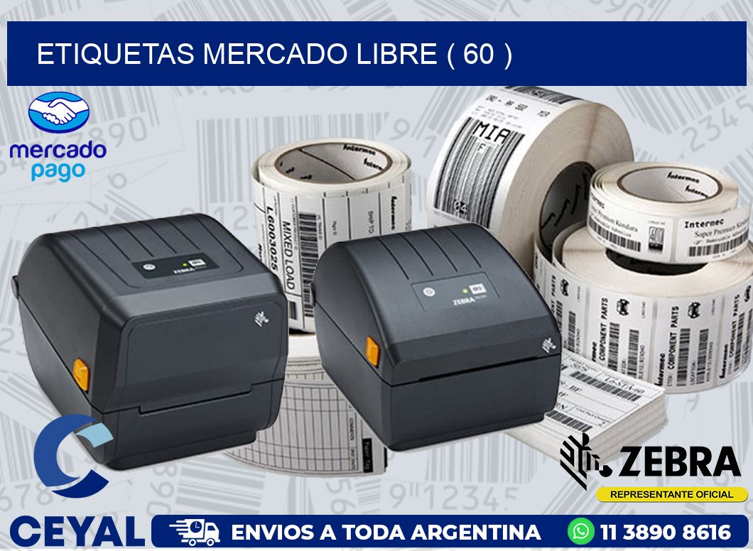 ETIQUETAS MERCADO LIBRE ( 60 )