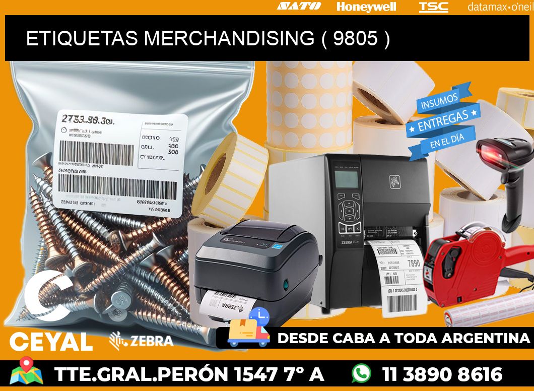 ETIQUETAS MERCHANDISING ( 9805 )