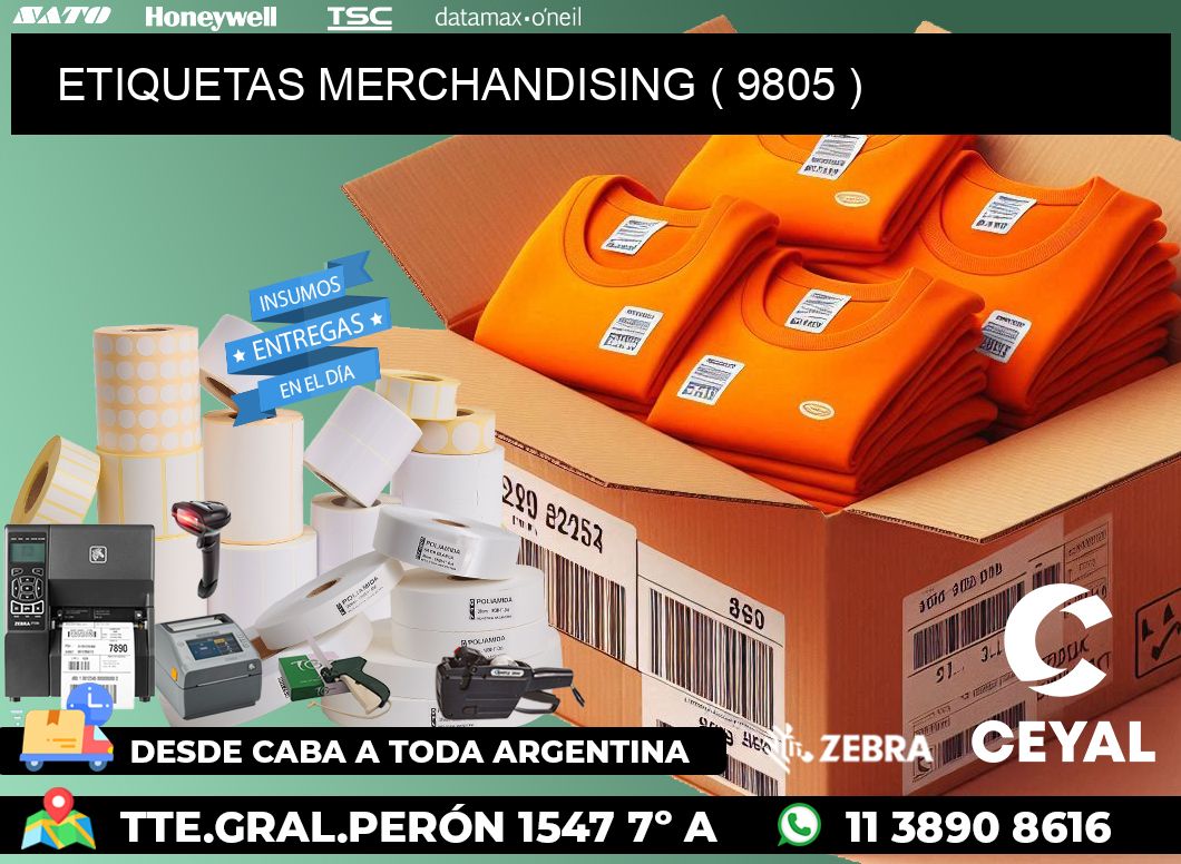 ETIQUETAS MERCHANDISING ( 9805 )