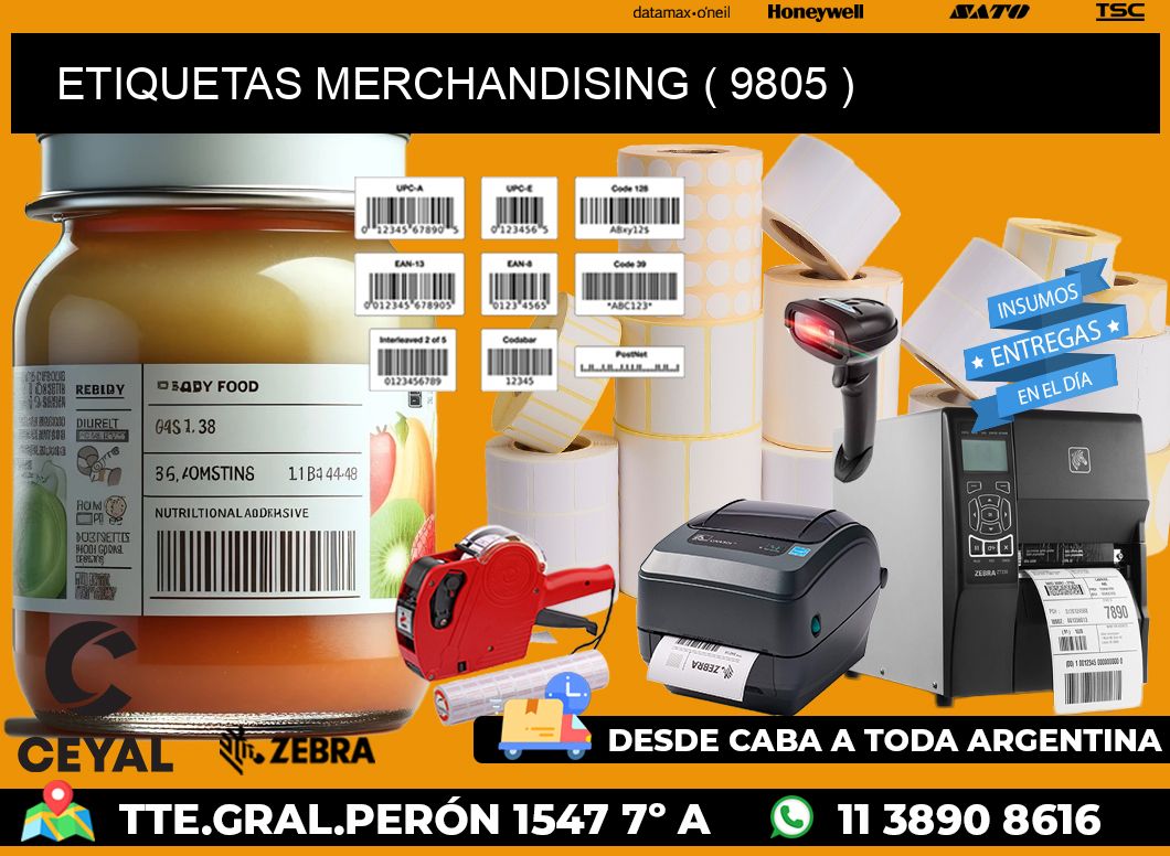 ETIQUETAS MERCHANDISING ( 9805 )