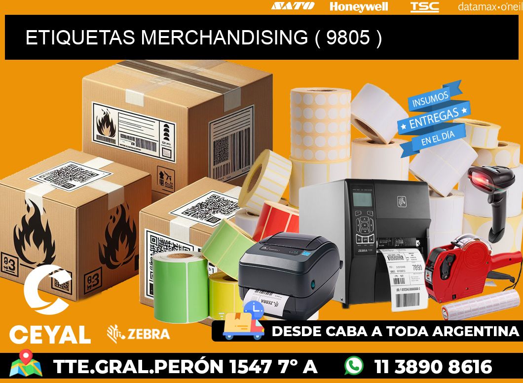 ETIQUETAS MERCHANDISING ( 9805 )