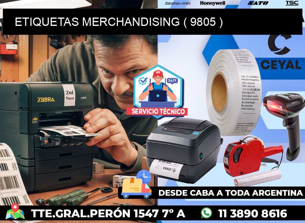 ETIQUETAS MERCHANDISING ( 9805 )