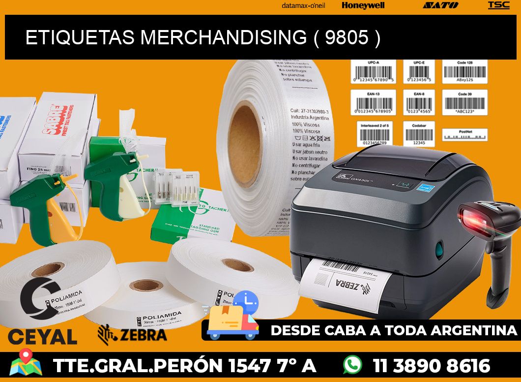 ETIQUETAS MERCHANDISING ( 9805 )