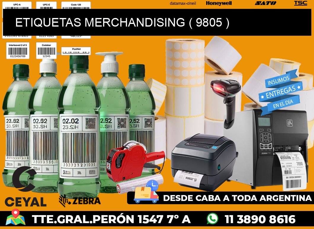 ETIQUETAS MERCHANDISING ( 9805 )