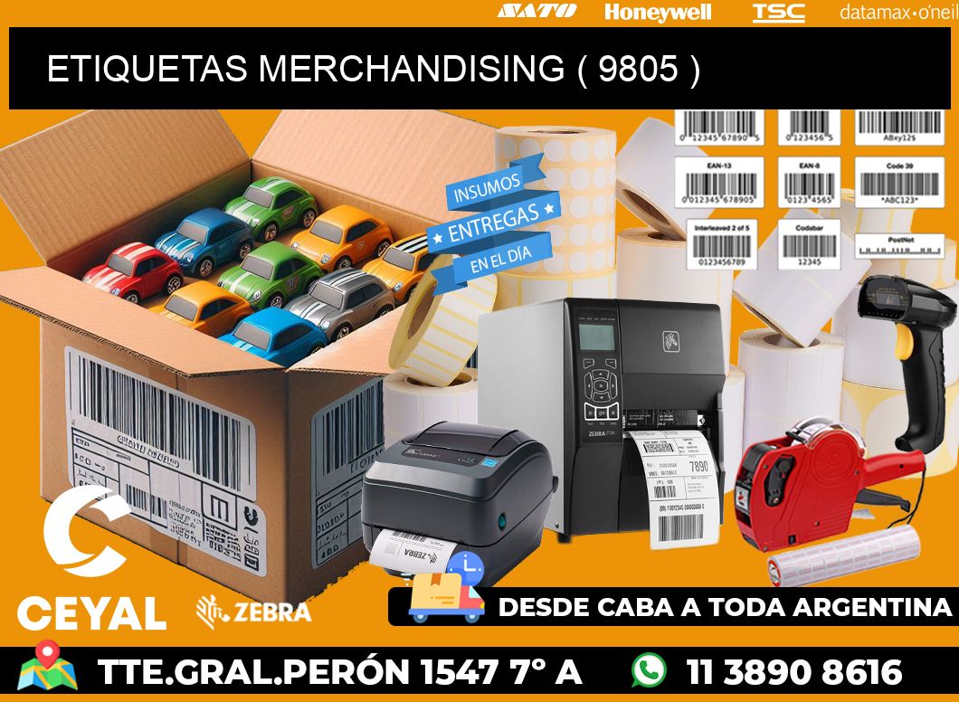 ETIQUETAS MERCHANDISING ( 9805 )