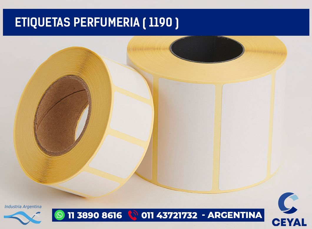 ETIQUETAS PERFUMERIA ( 1190 )