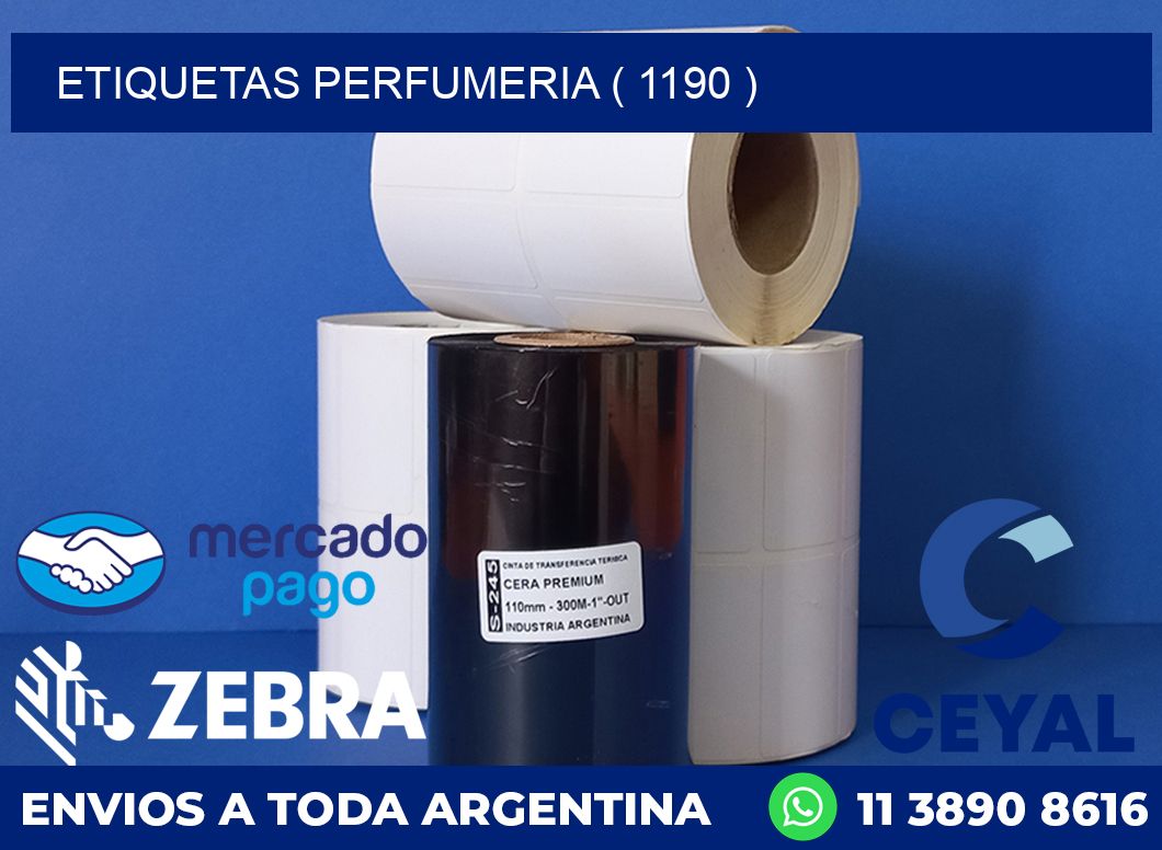 ETIQUETAS PERFUMERIA ( 1190 )