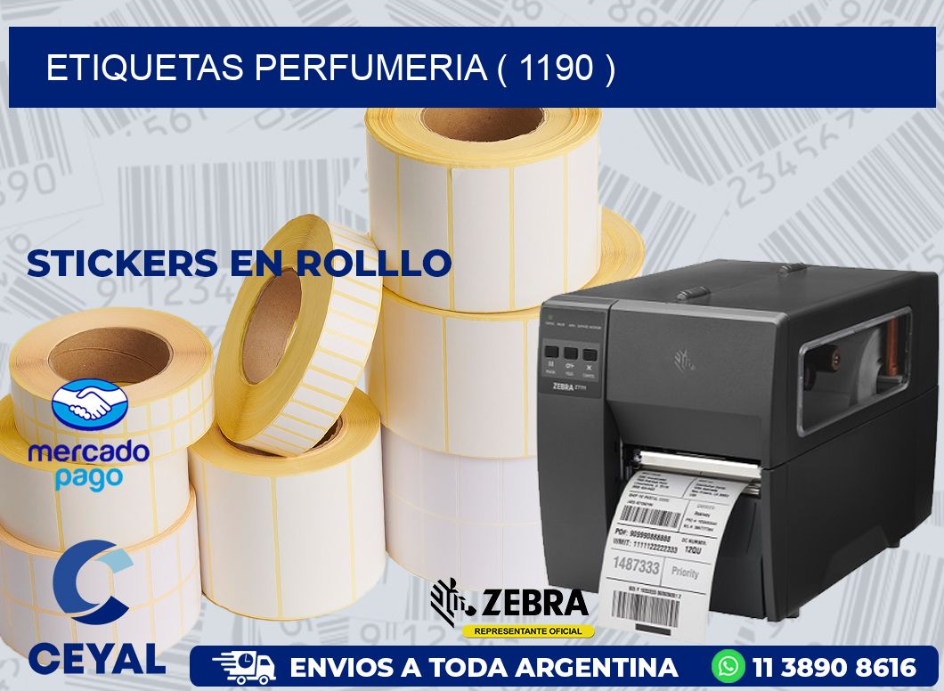 ETIQUETAS PERFUMERIA ( 1190 )