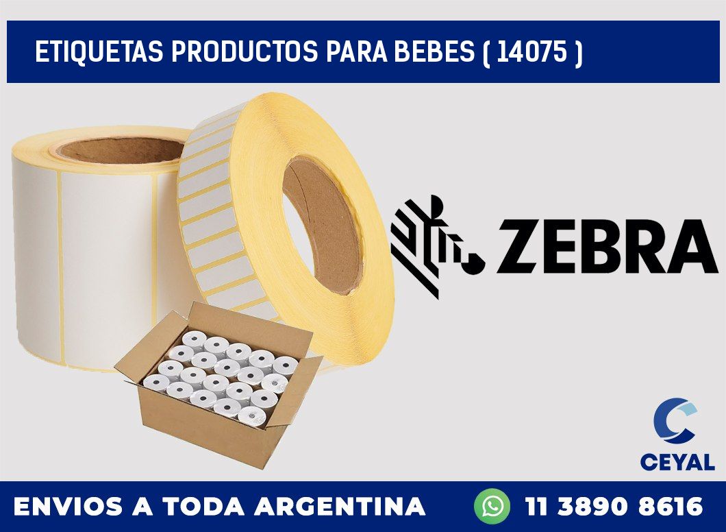 ETIQUETAS PRODUCTOS PARA BEBES ( 14075 )