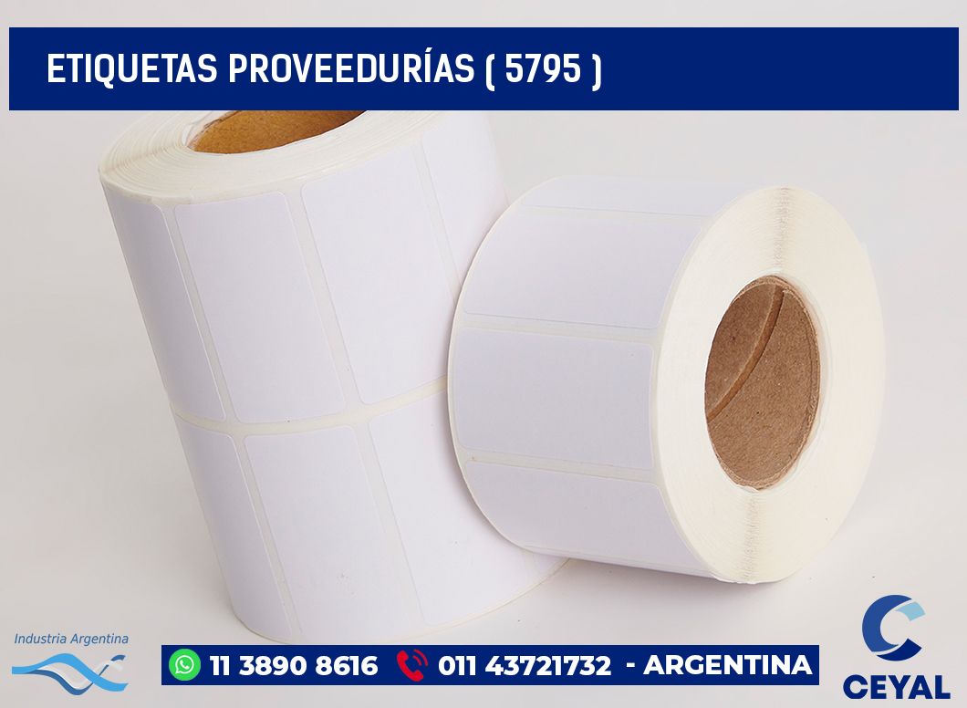 ETIQUETAS PROVEEDURÍAS ( 5795 )