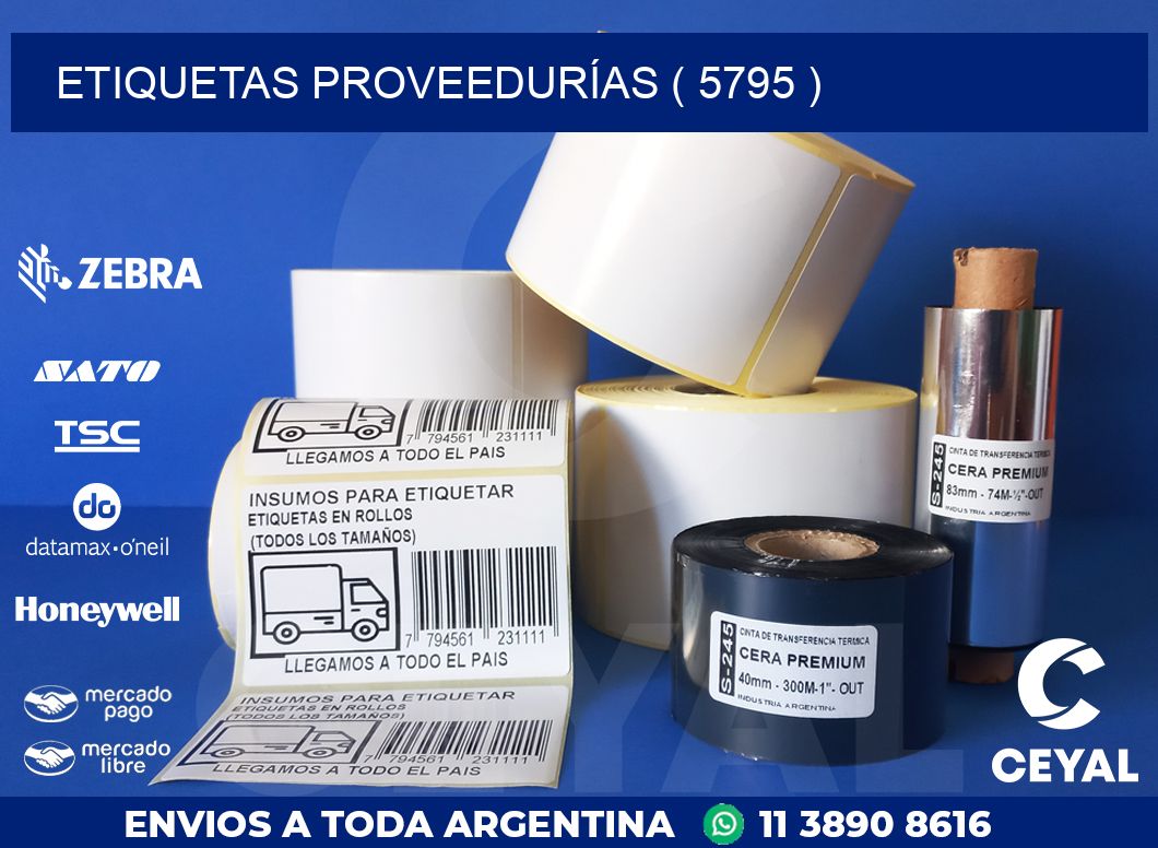 ETIQUETAS PROVEEDURÍAS ( 5795 )